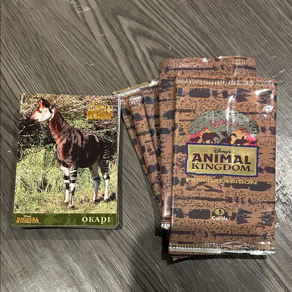 Disney Animal Kingdom trading cards